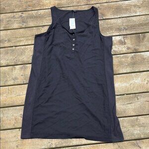 Splendid Black Buttoned Dress size XL